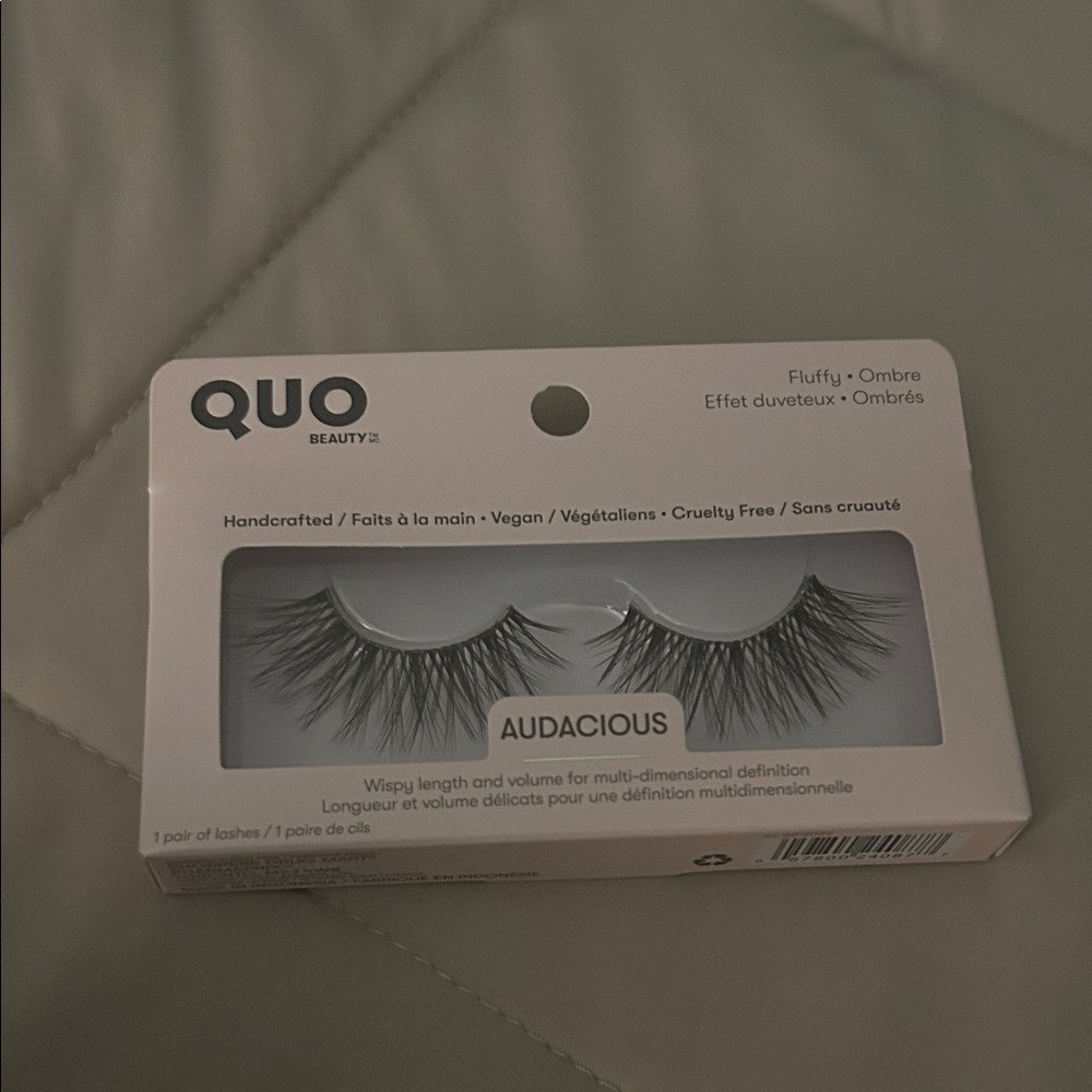 NWT Quo Beauty Audacious False Eyelashes